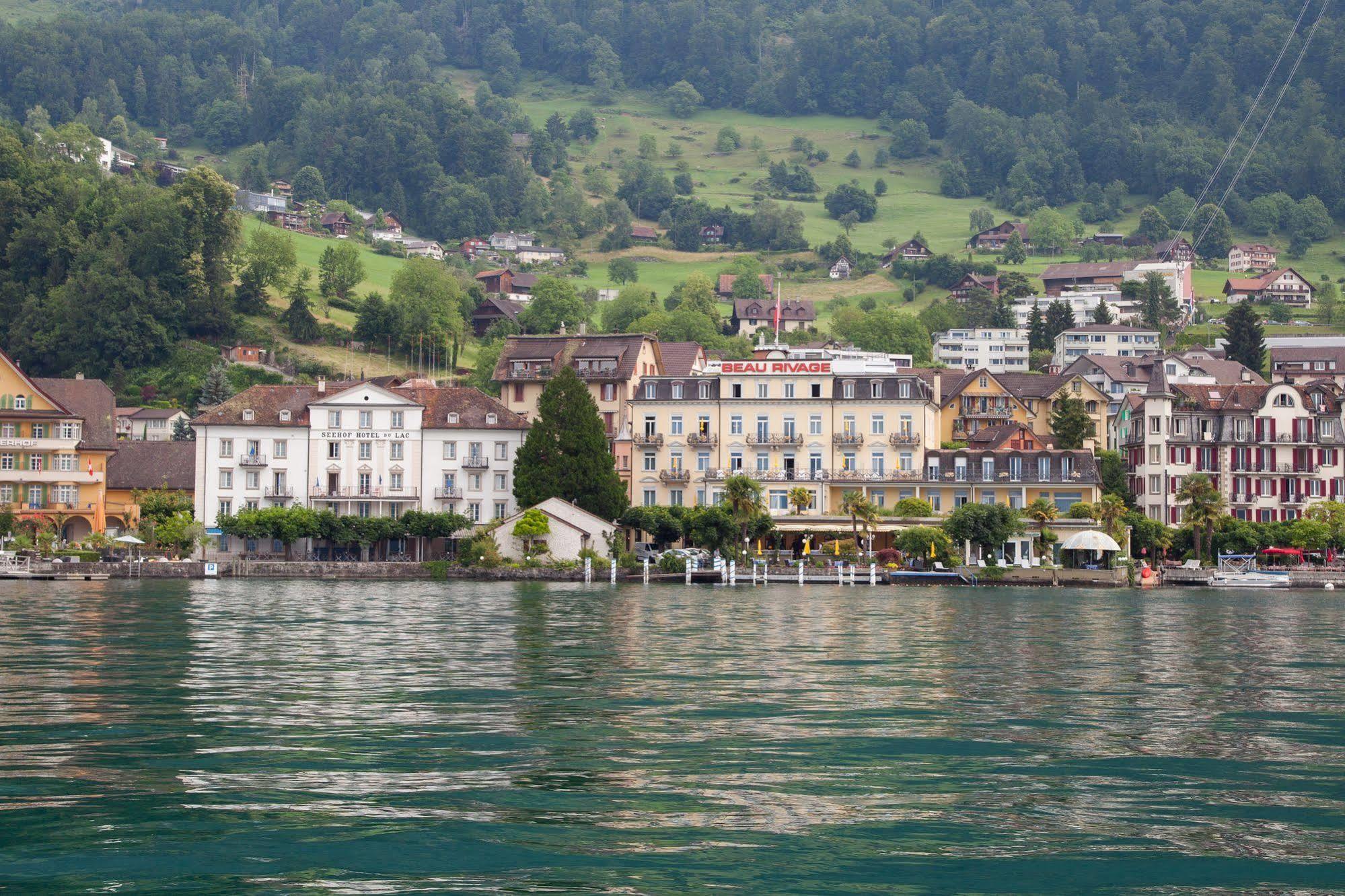 Romantik Hotel Beau Rivage Weggis - Beau Rivage Collection Buitenkant foto